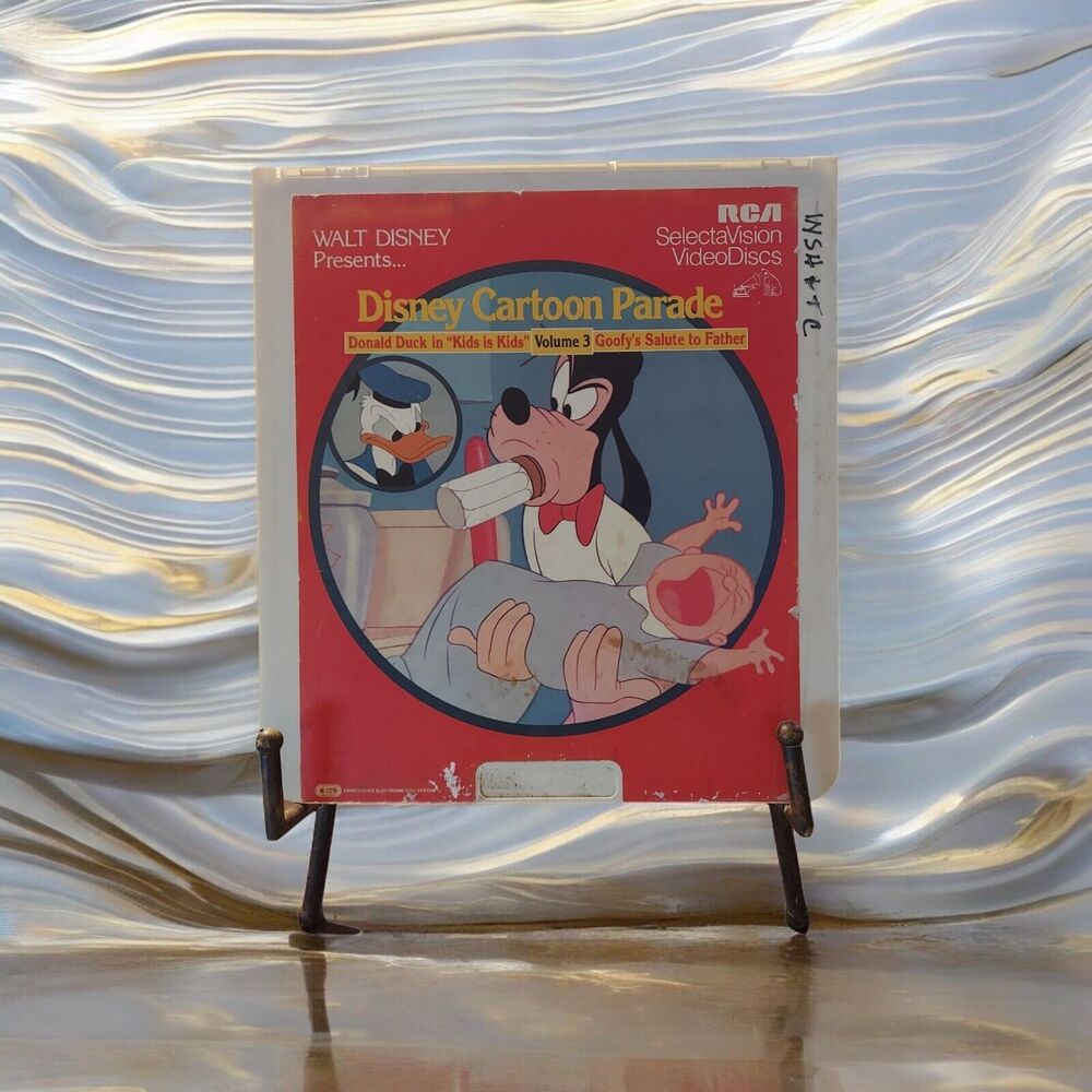 Disney Cartoon Parade Vol. 3 CED Selectavison Video Disc 1982
